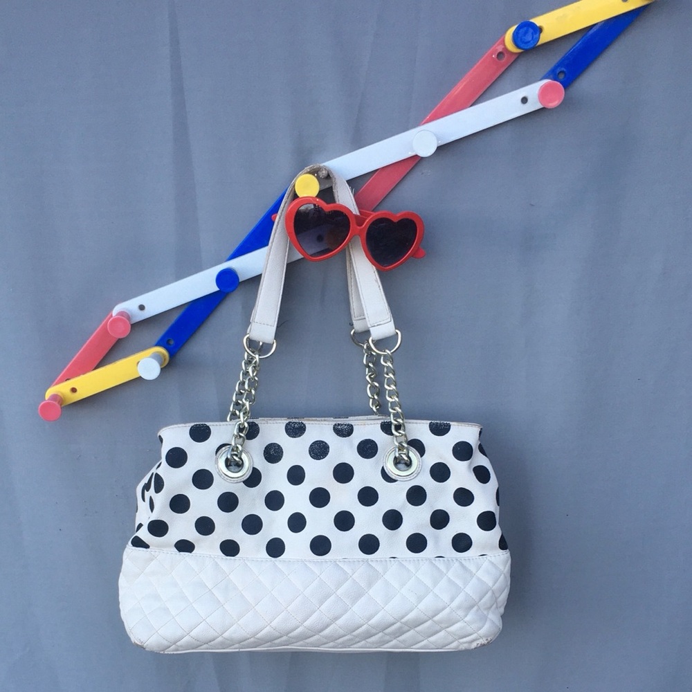 Betsey Johnson polka dot purse